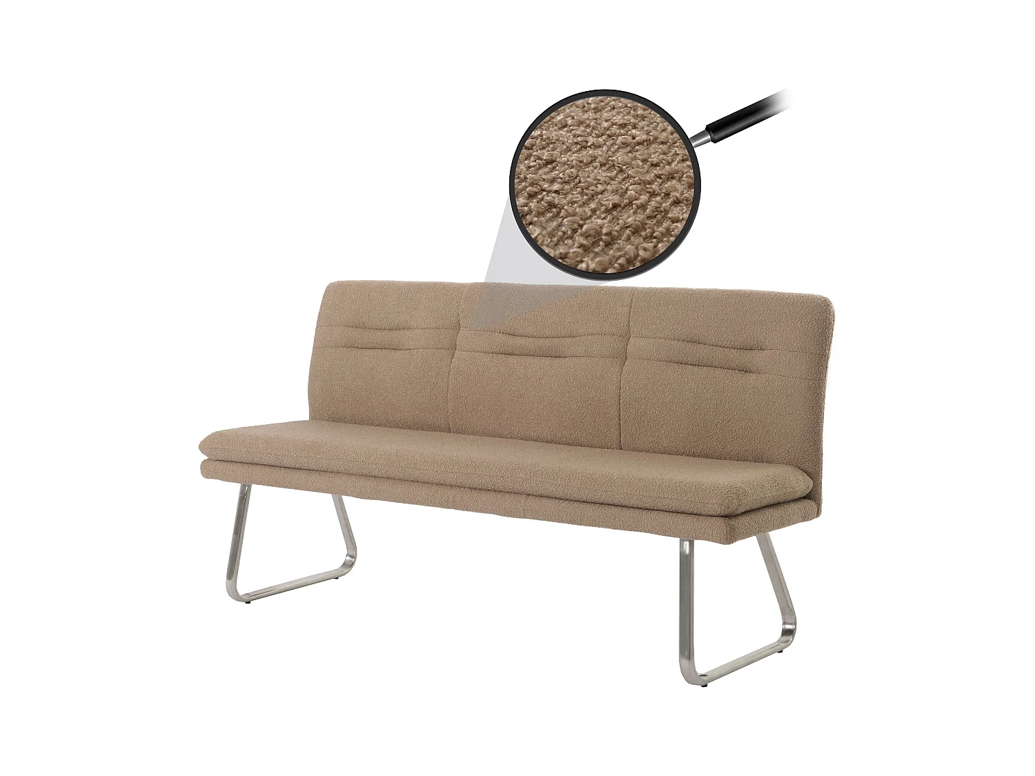 Banc de salle à argenté 180 x 58 x 93 cm 04_0005854