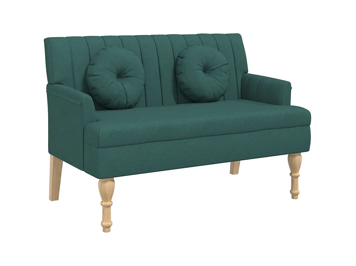 Banquette banc avec coussins tissu 113 x 64.5 x 75.5 cm DEC024636