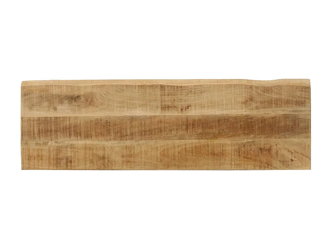 Banquette banc design rustique marron 105 x 33 x 45 cm DEC024626