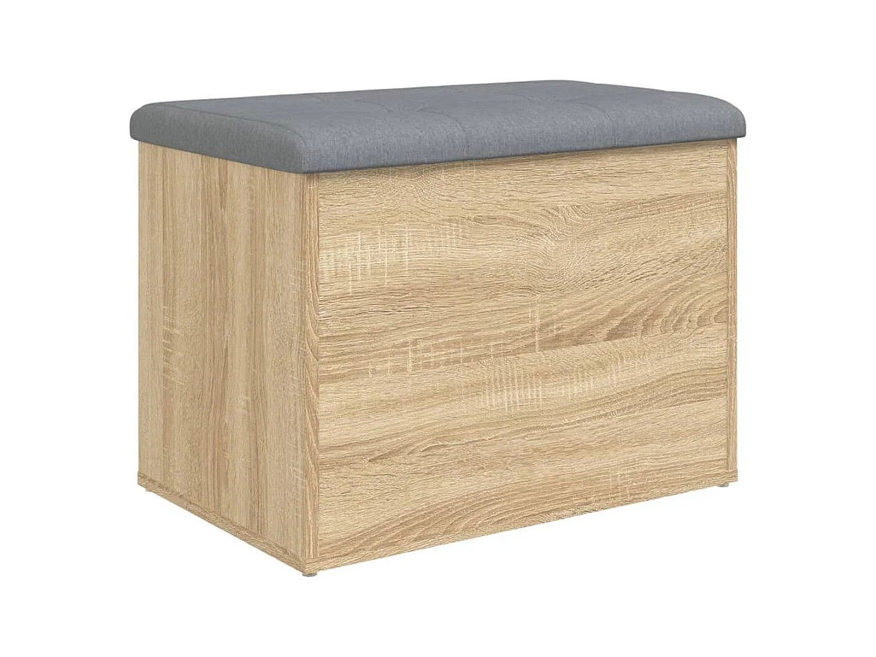 Banc banquette de rangement bois marron 62 x 42 x 45 cm DEC024753