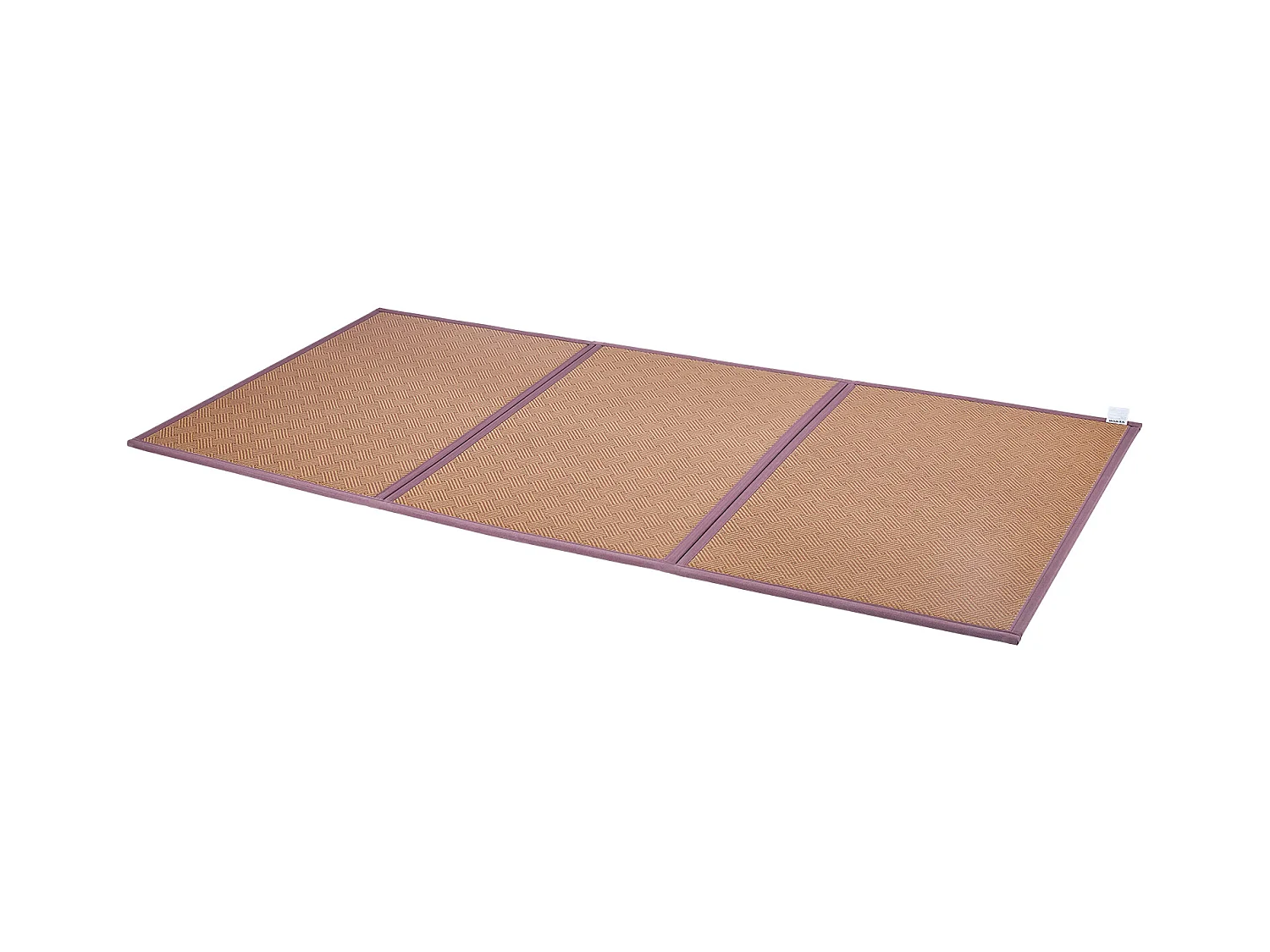 Tatami Japonais SucceBuy - Matelas Tatami Pliable en Rotin Naturel 203 x 99cm