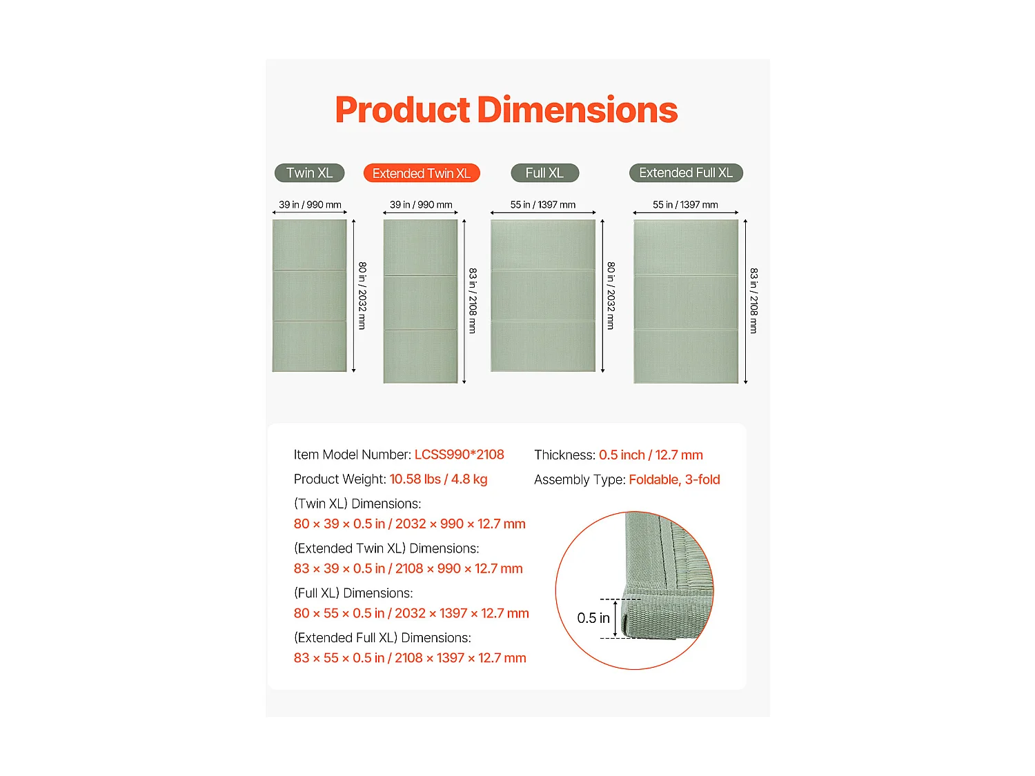 Tatami Japonais SucceBuy Tapis de Tatami Japonais Pliable Pleine Grandeur, Matelas Antidérapant en Herbe de Jonc