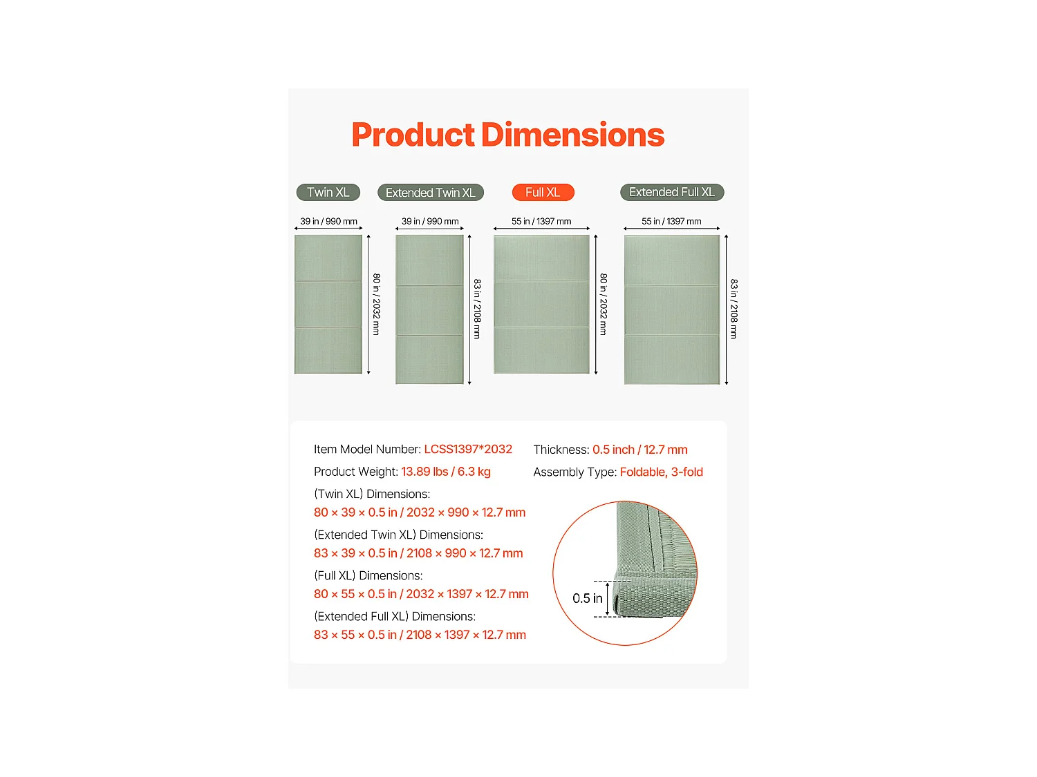 Tatami Japonais SucceBuy Tapis de Tatami Japonais Pliable Queen Size, Matelas Antidérapant en Herbe de Jonc