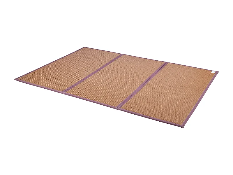 Japanisches Tatami SucceBuy Faltbarer Japanischer Tatami Teppich 203 x 140 cm Matratze aus Natürlichem Rattan