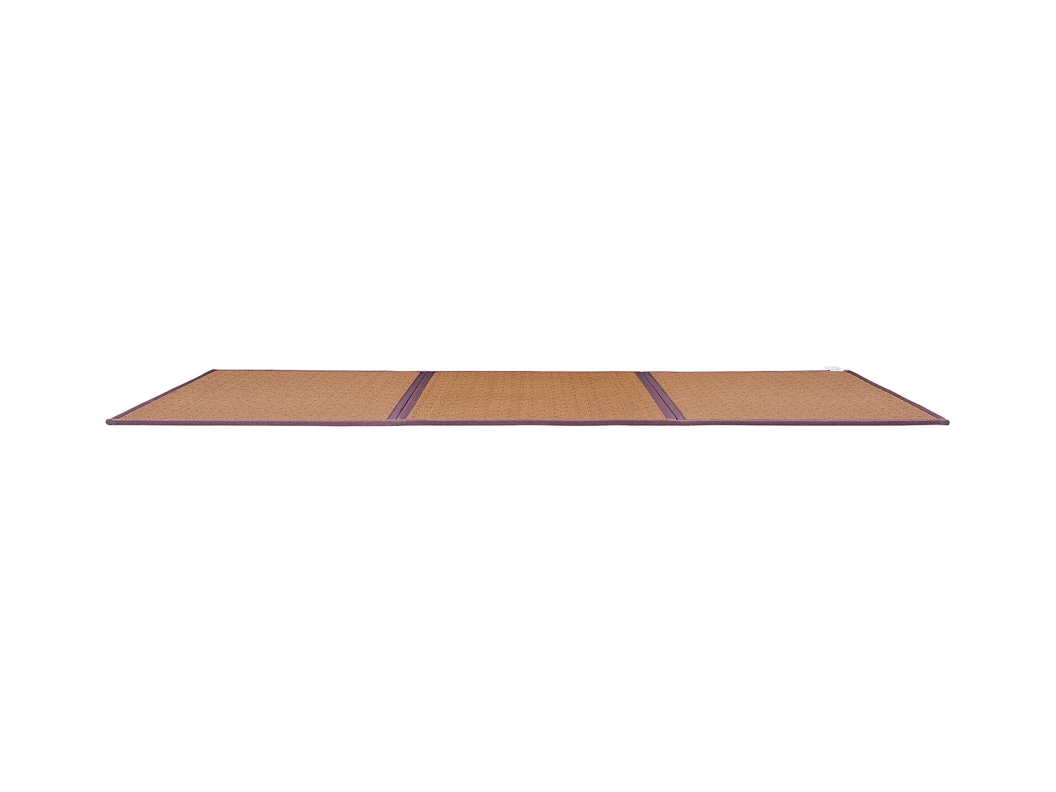 Tatami Japonais SucceBuy Tapis Tatami Japonais Pliable 203 x 140cm, Matelas en Rotin Naturel