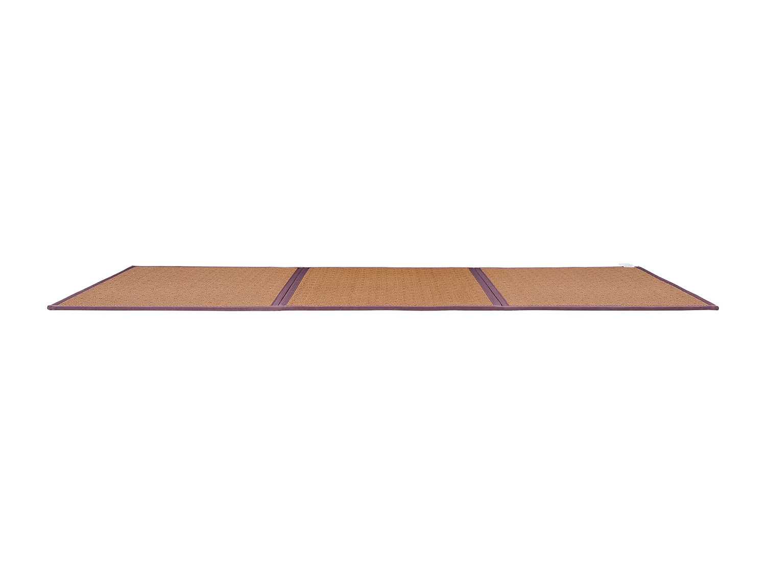 Tatami Japonais SucceBuy Tapis Tatami Japonais Pliable 203 x 140cm, Matelas en Rotin Naturel
