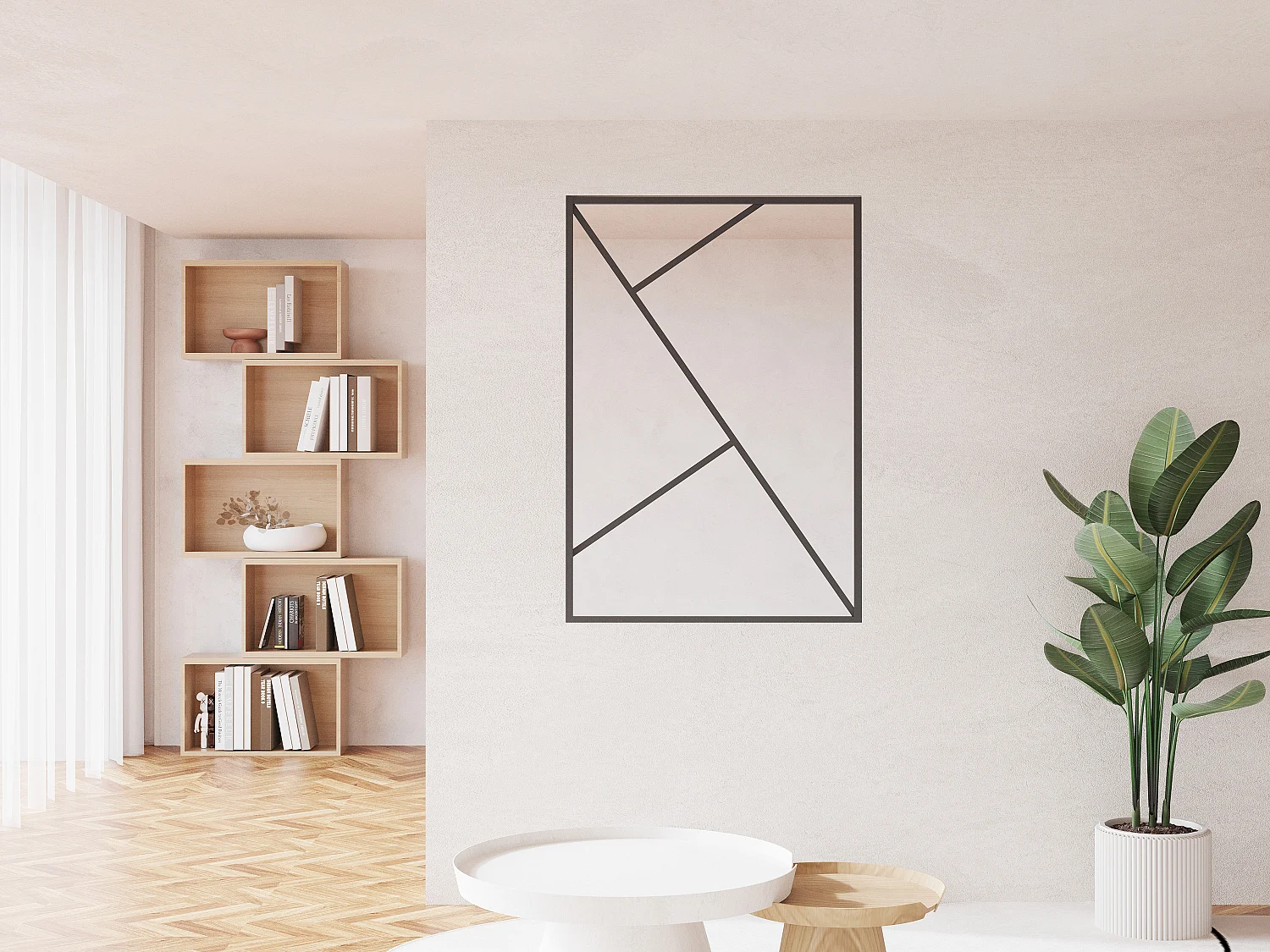 Verrière asymétrique en aluminium thermolaqué - L90 x H130 - FAZENDA