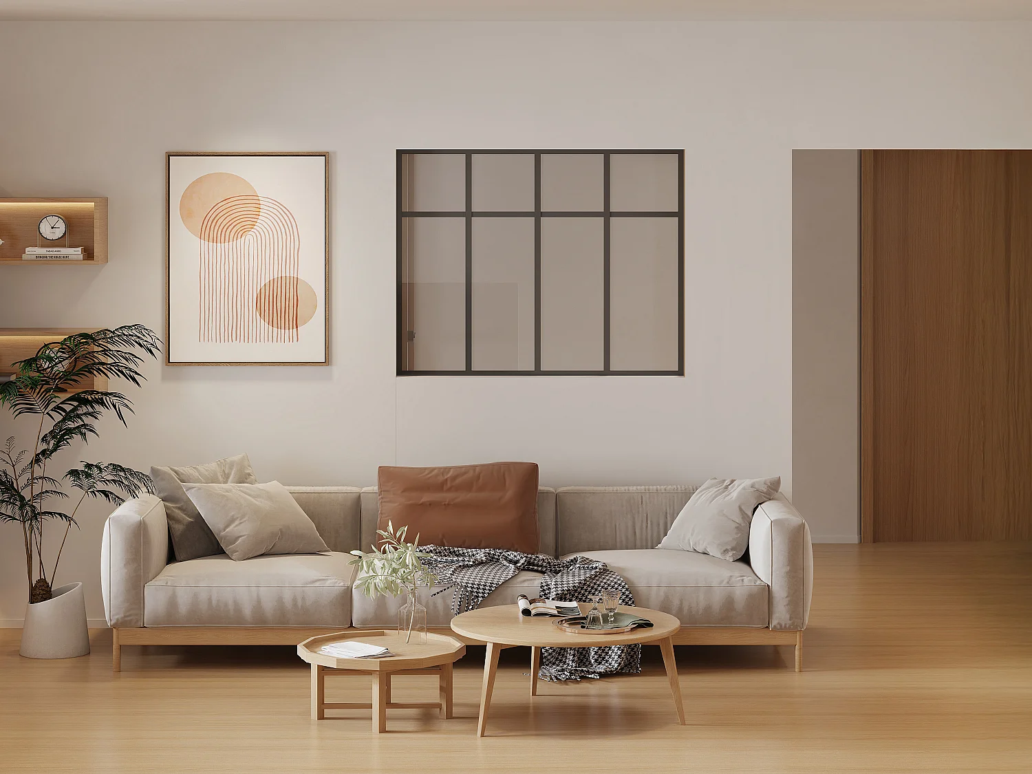 Verrière atelier design en aluminium thermolaqué - L120 x H105 - MAVORA