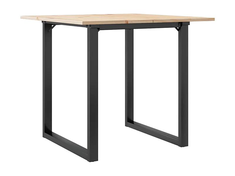 Table de salle à marron 90 x 90 x 75 cm DEC036798