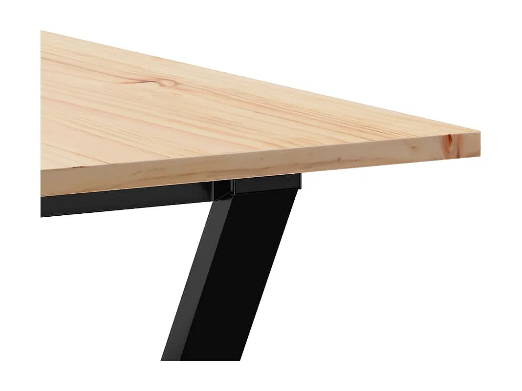 Table de salle à marron 180 x 90 x 75 cm DEC036828