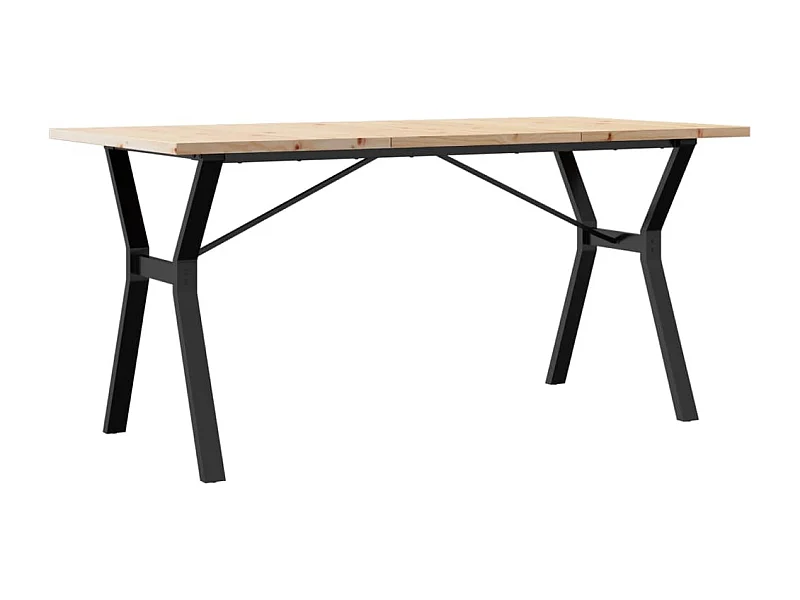 Table de salle à marron 140 x 80 x 75.5 cm DEC036825