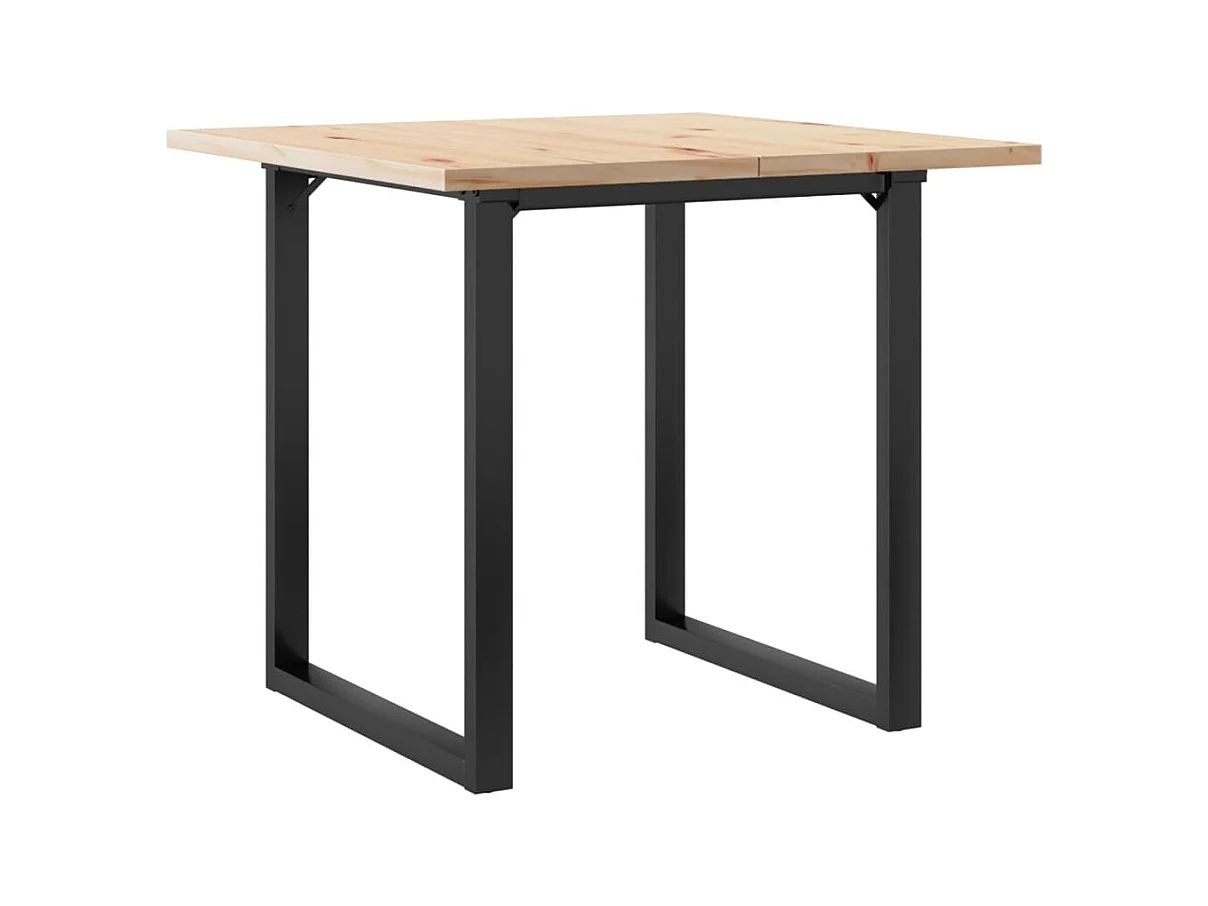 Table de salle à marron 80 x 80 x 75.5 cm DEC036797