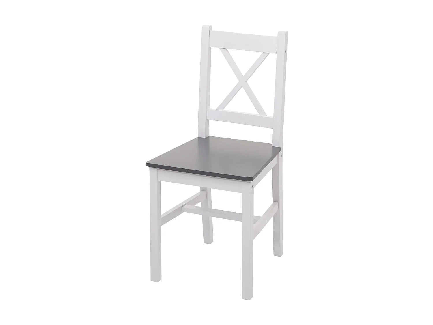 Lot de 4 chaises bois blanche 73 x 20 x 113 cm 04_0006732