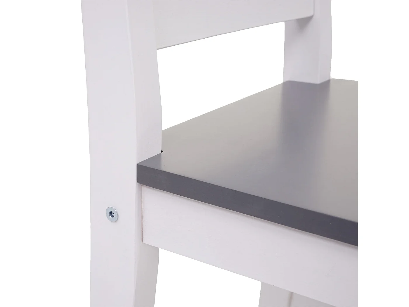 Lot de 4 chaises bois blanche 73 x 20 x 113 cm 04_0006732