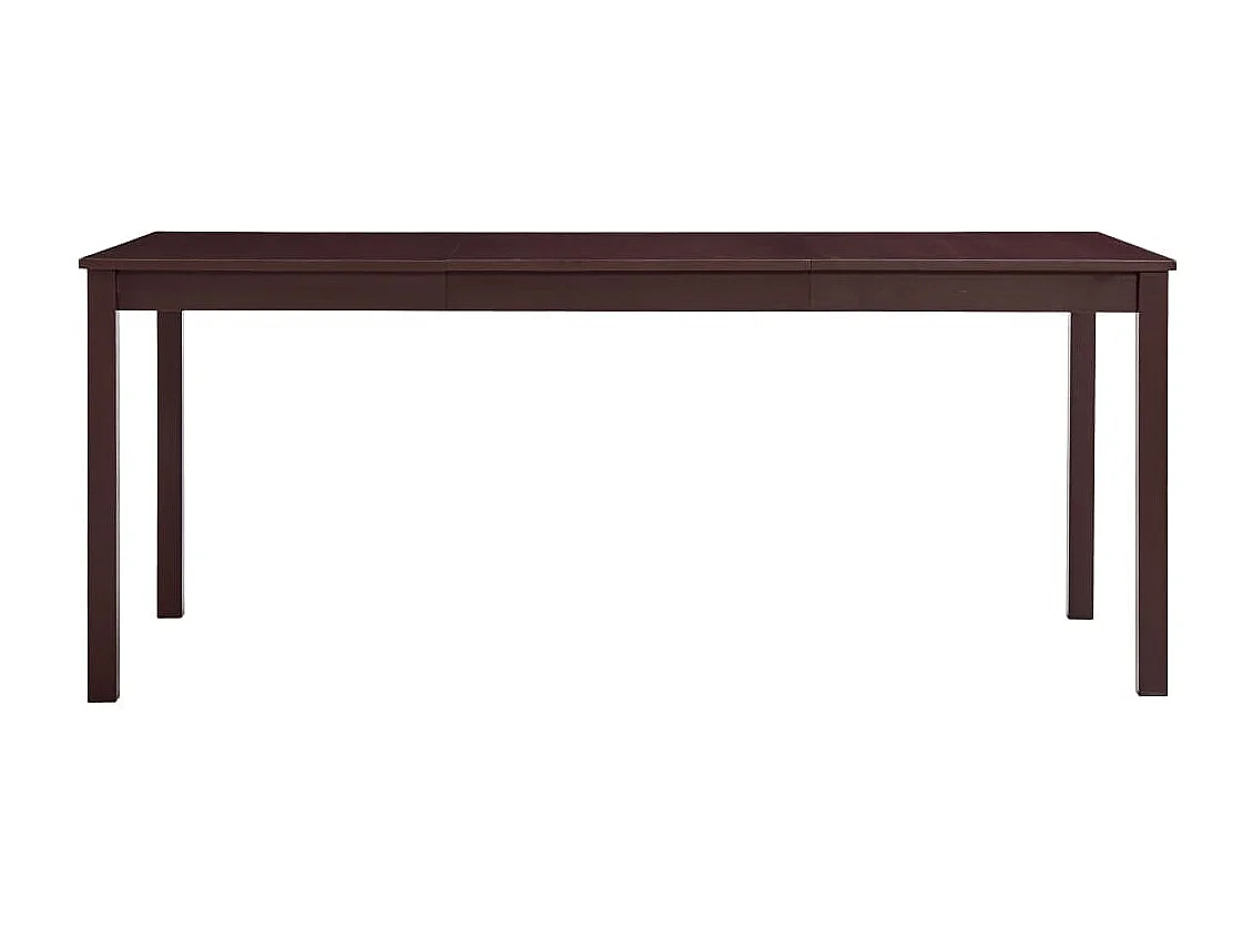 Table de salle à bois marron 180 x 90 x 73 cm DEC036872