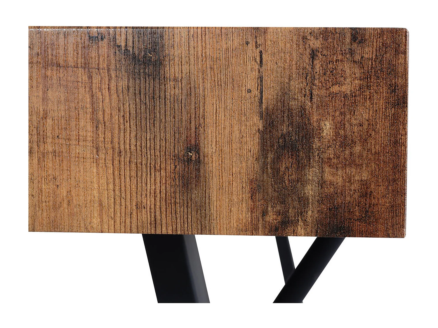 Table à manger design métal beige 105 x 20 x 164 cm 04_0008563