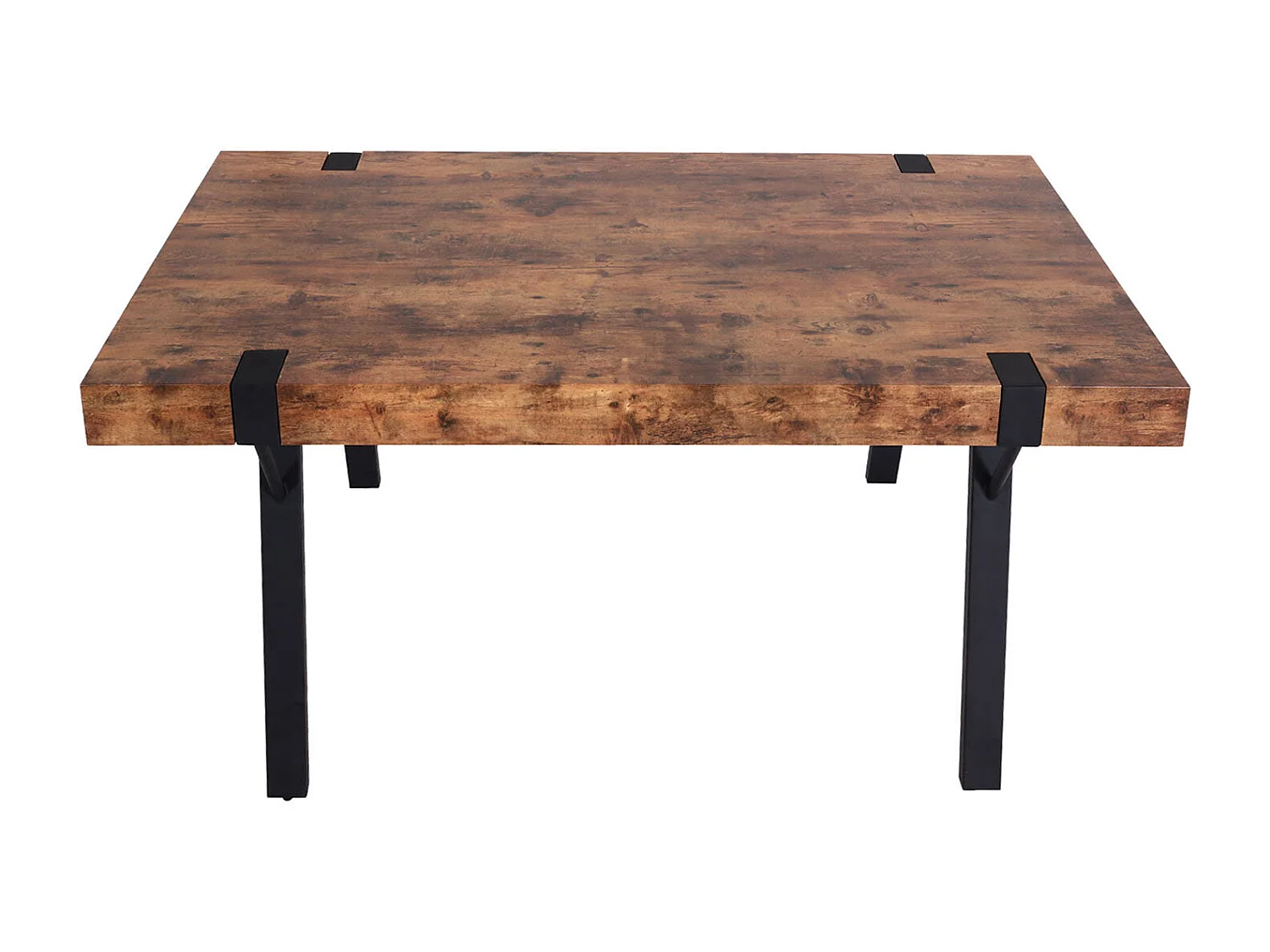 Table à manger design métal beige 105 x 20 x 164 cm 04_0008563