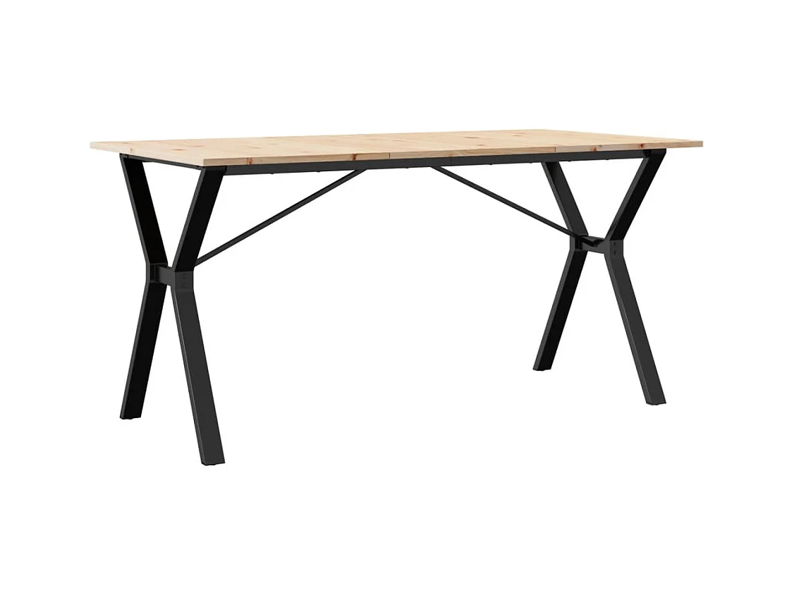 Table de salle à marron 140 x 80 x 75 cm DEC036824