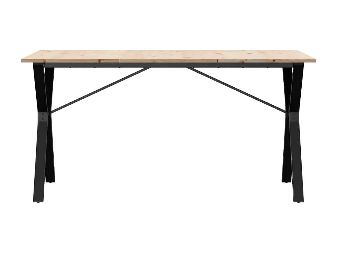 Table de salle à marron 140 x 80 x 75 cm DEC036824