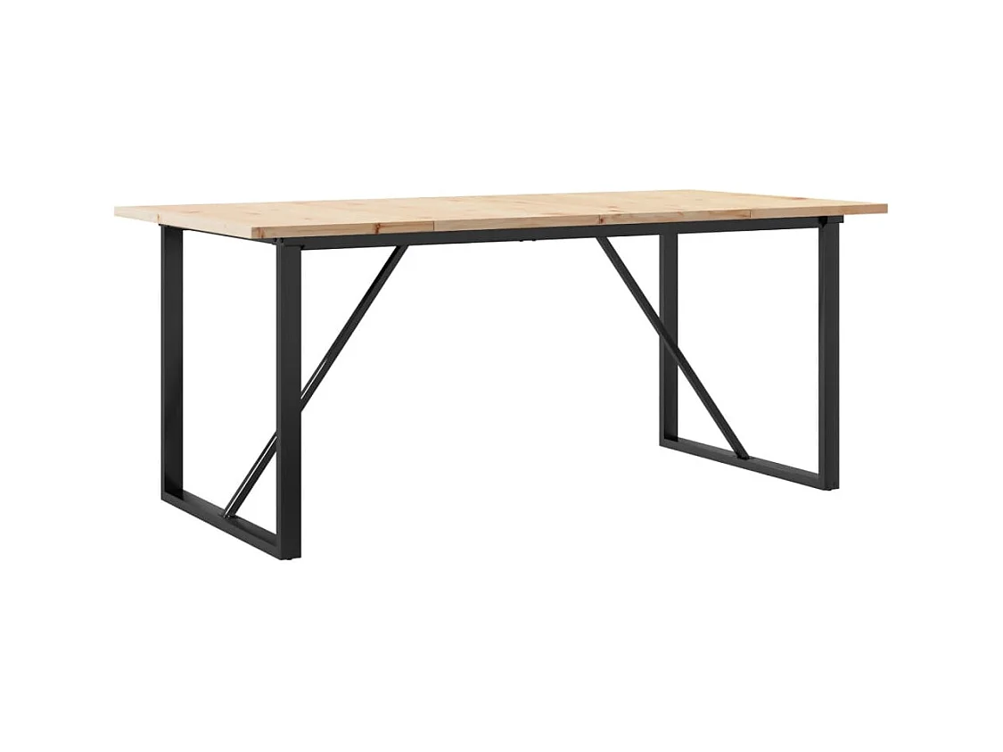 Table de salle à marron 180 x 90 x 75.5 cm DEC036787