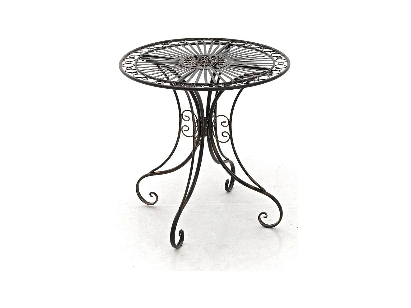 Table de jardin en bronze 70 x 70 x 72.5 cm MDJ10050