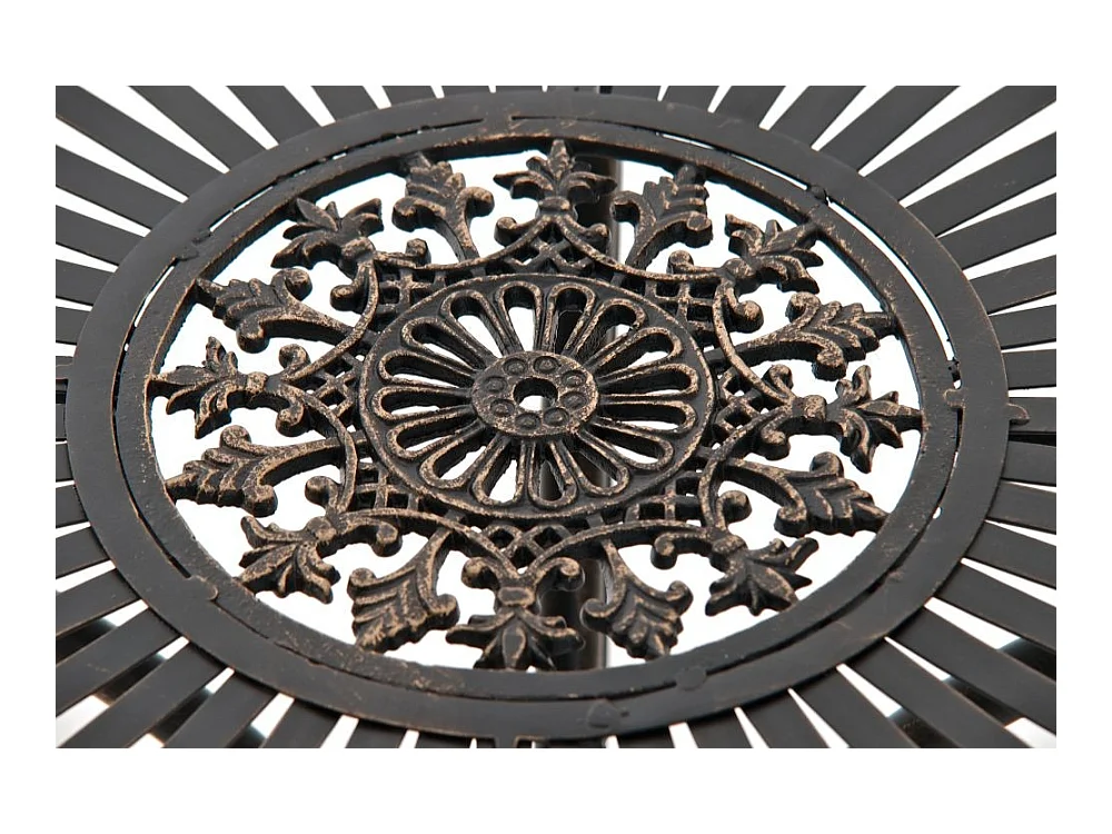 Table de jardin en bronze 70 x 70 x 72.5 cm MDJ10050