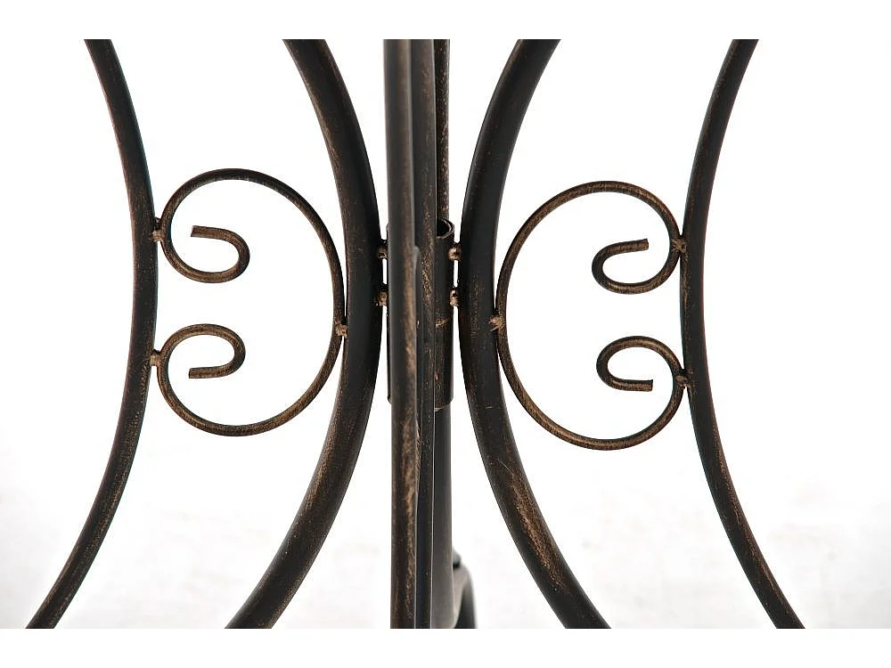 Table de jardin en bronze 70 x 70 x 72.5 cm MDJ10050