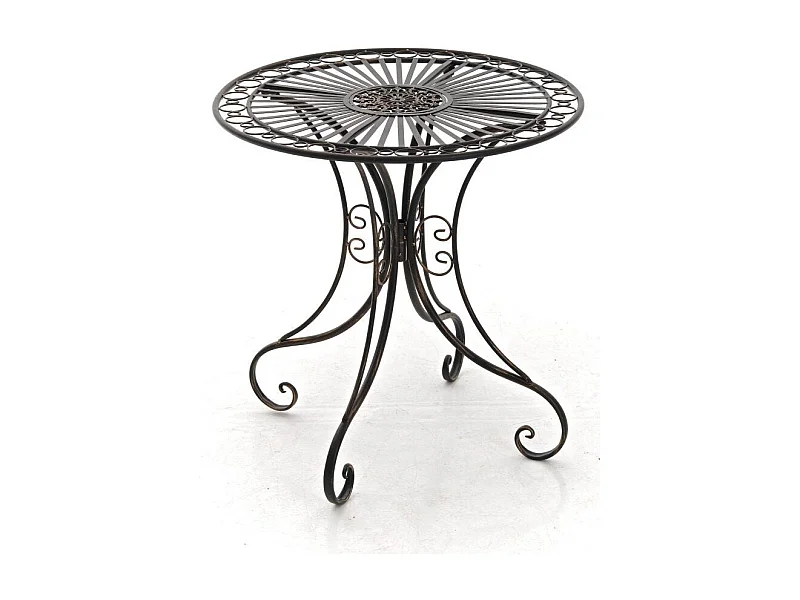 Table de jardin en bronze 70 x 70 x 72.5 cm MDJ10050