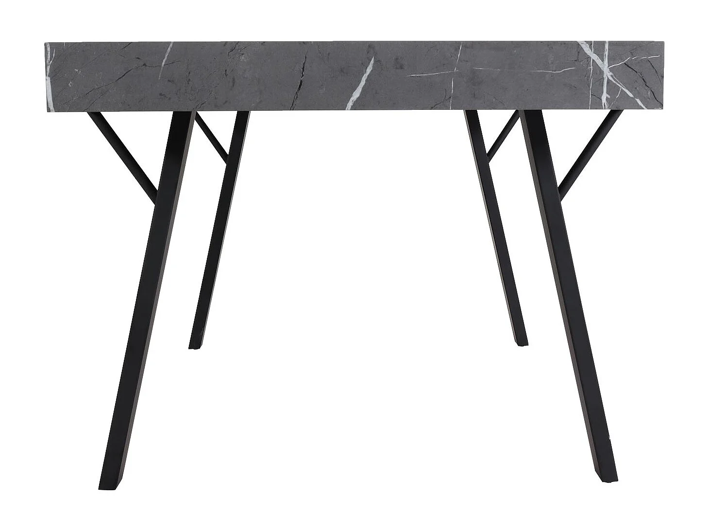 Table à manger design effet bois grise 105 x 20 x 164 cm 04_0008562