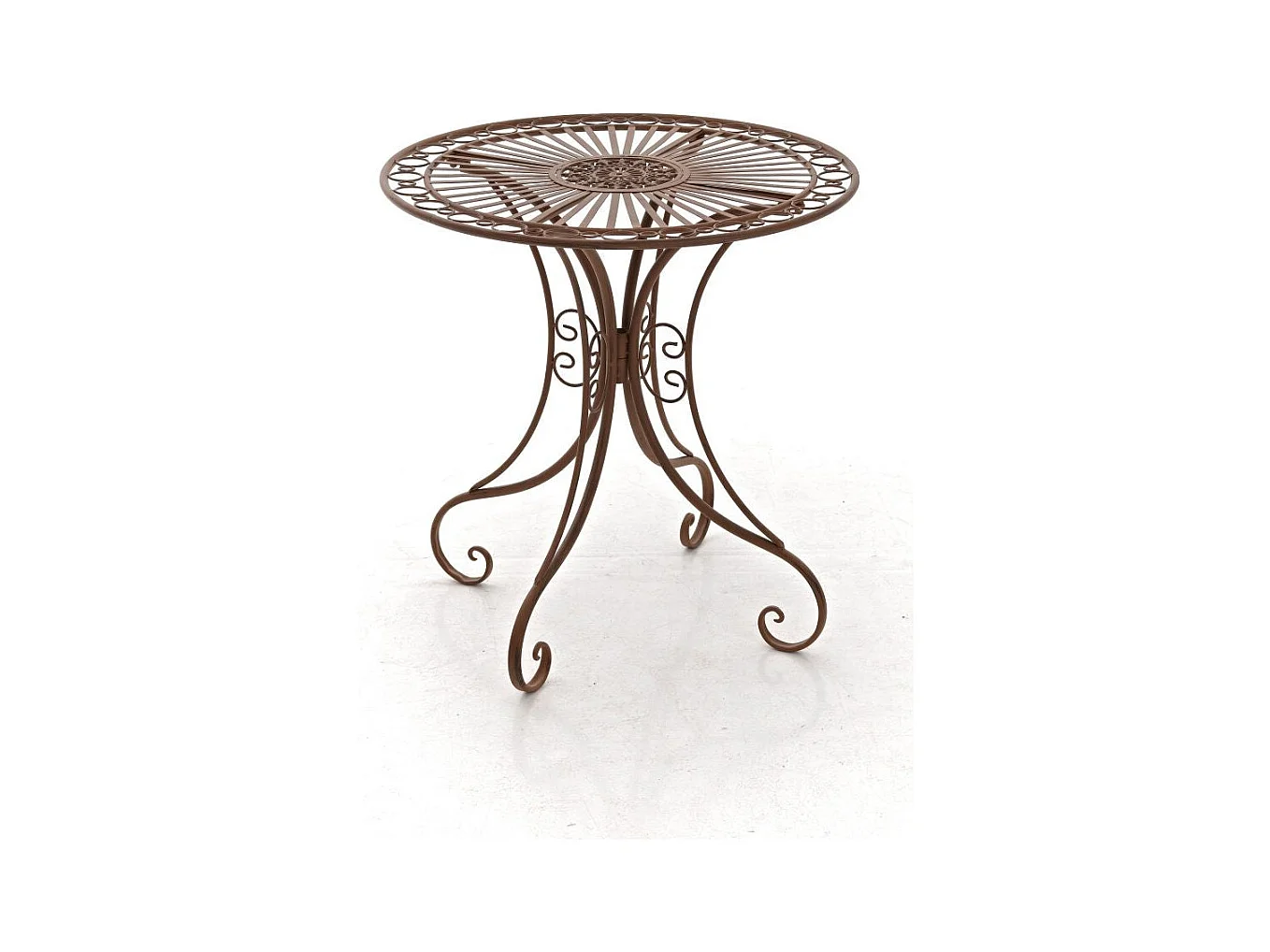 Table de jardin en marron 70 x 70 x 72.5 cm MDJ10051