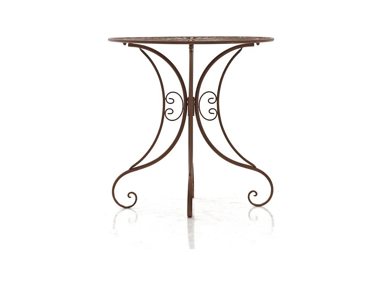 Table de jardin en marron 70 x 70 x 72.5 cm MDJ10051
