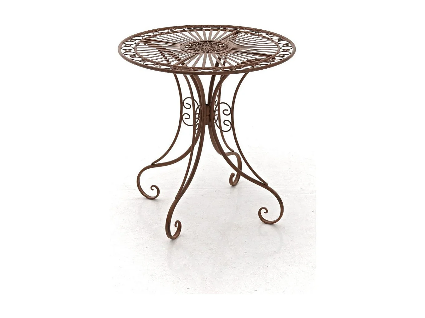 Table de jardin en marron 70 x 70 x 72.5 cm MDJ10051