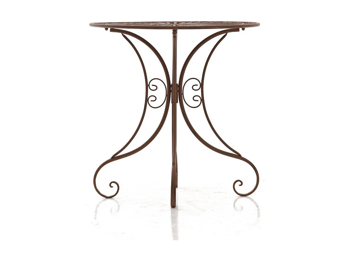 Table de jardin en marron 70 x 70 x 72.5 cm MDJ10051