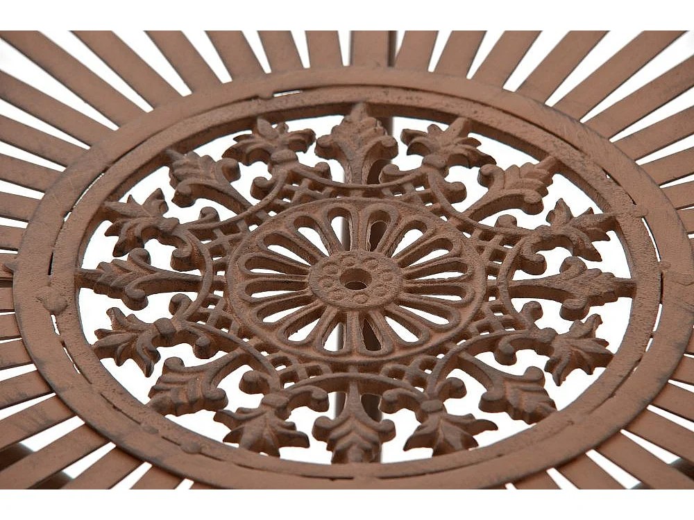 Table de jardin en marron 70 x 70 x 72.5 cm MDJ10051