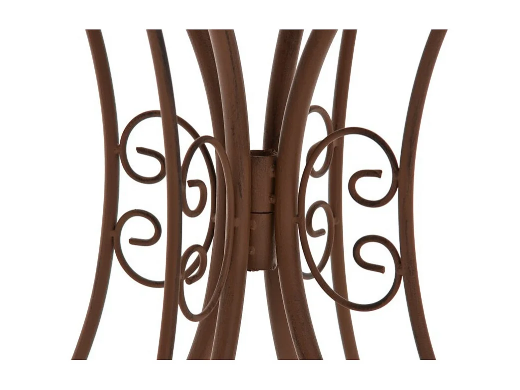 Table de jardin en marron 70 x 70 x 72.5 cm MDJ10051