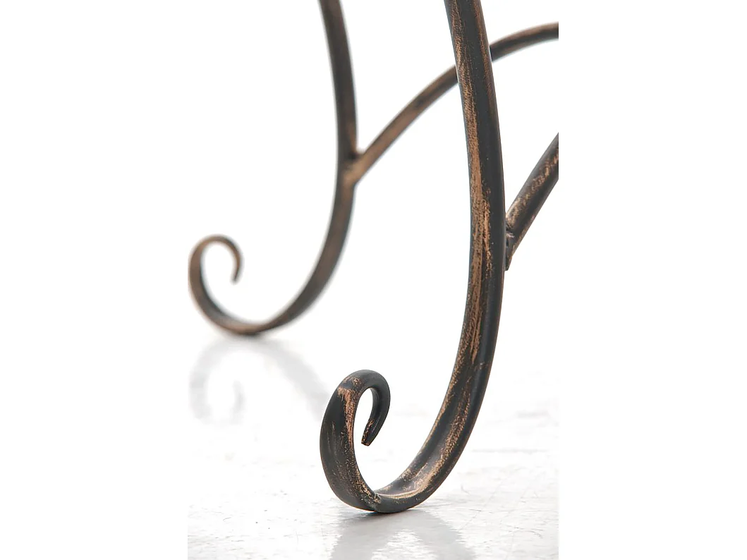 Table de jardin balcon métal bronze 90 x 90 x 69 cm 10_0003051