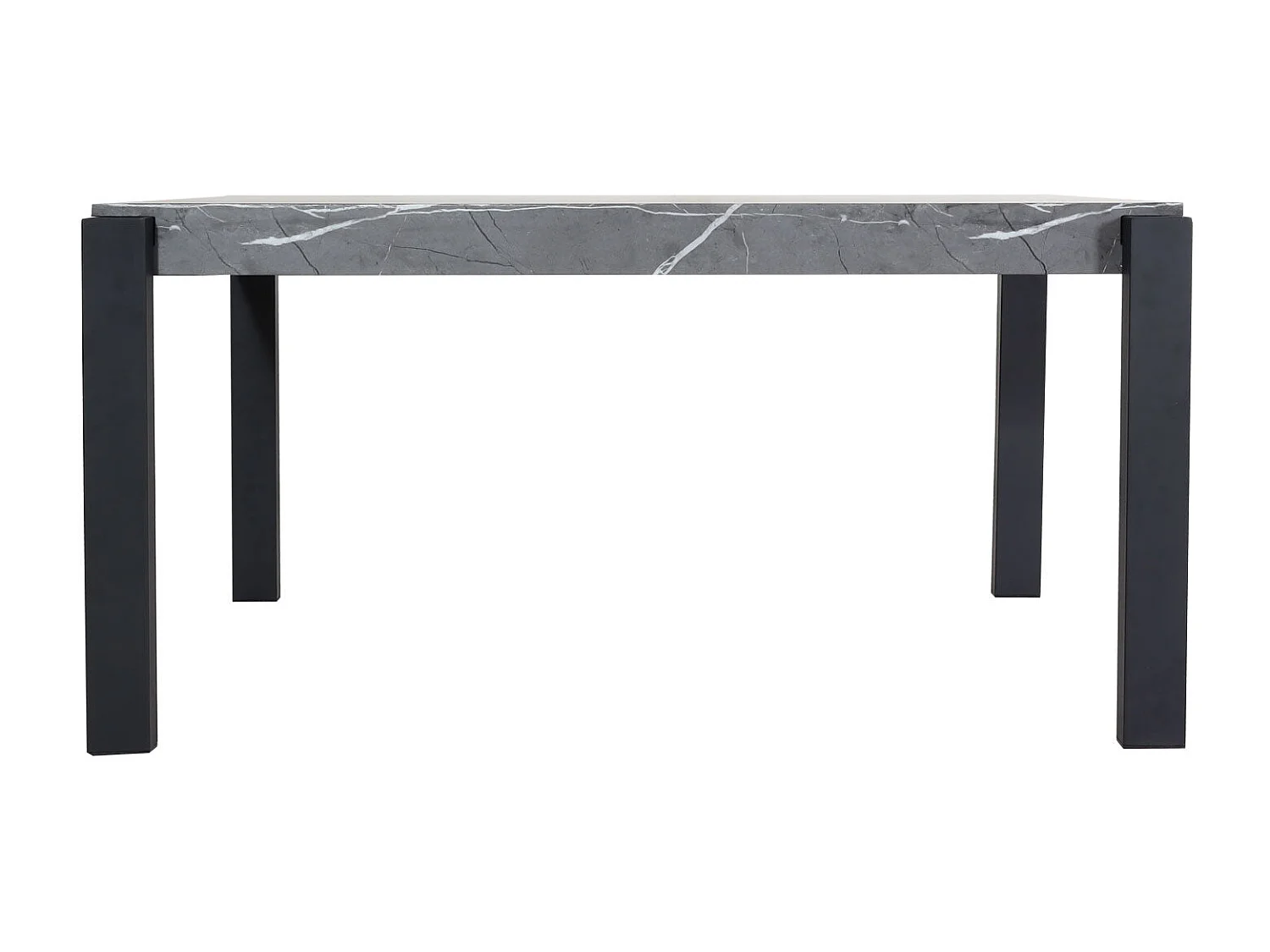 Table à manger design effet bois grise 95 x 18 x 154 cm 04_0008560