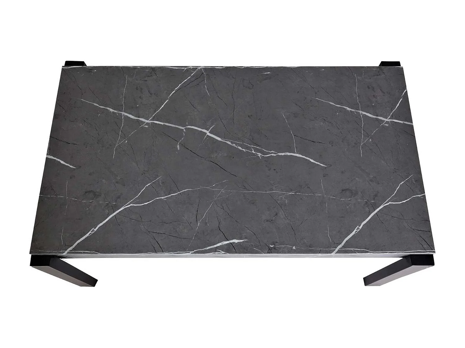 Table à manger design effet bois grise 95 x 18 x 154 cm 04_0008560