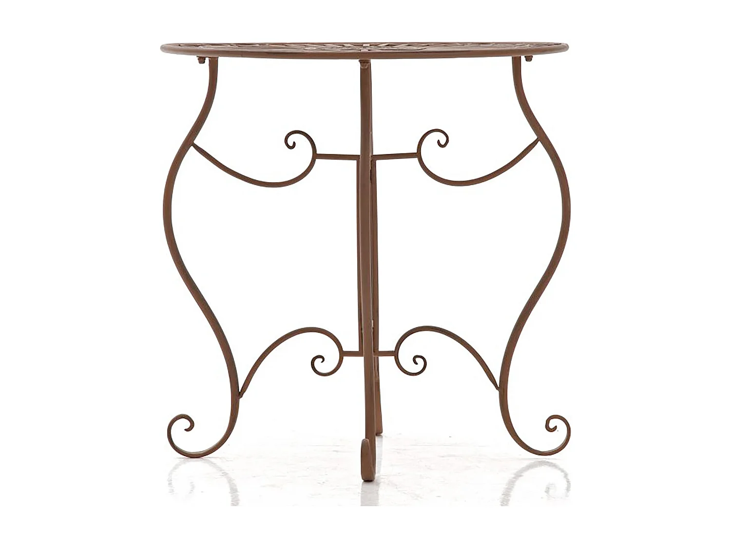 Table de jardin ronde marron 70 x 70 x 72 cm 10_0003043