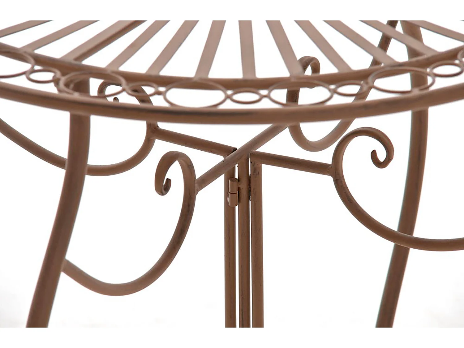 Table de jardin ronde marron 70 x 70 x 72 cm 10_0003043