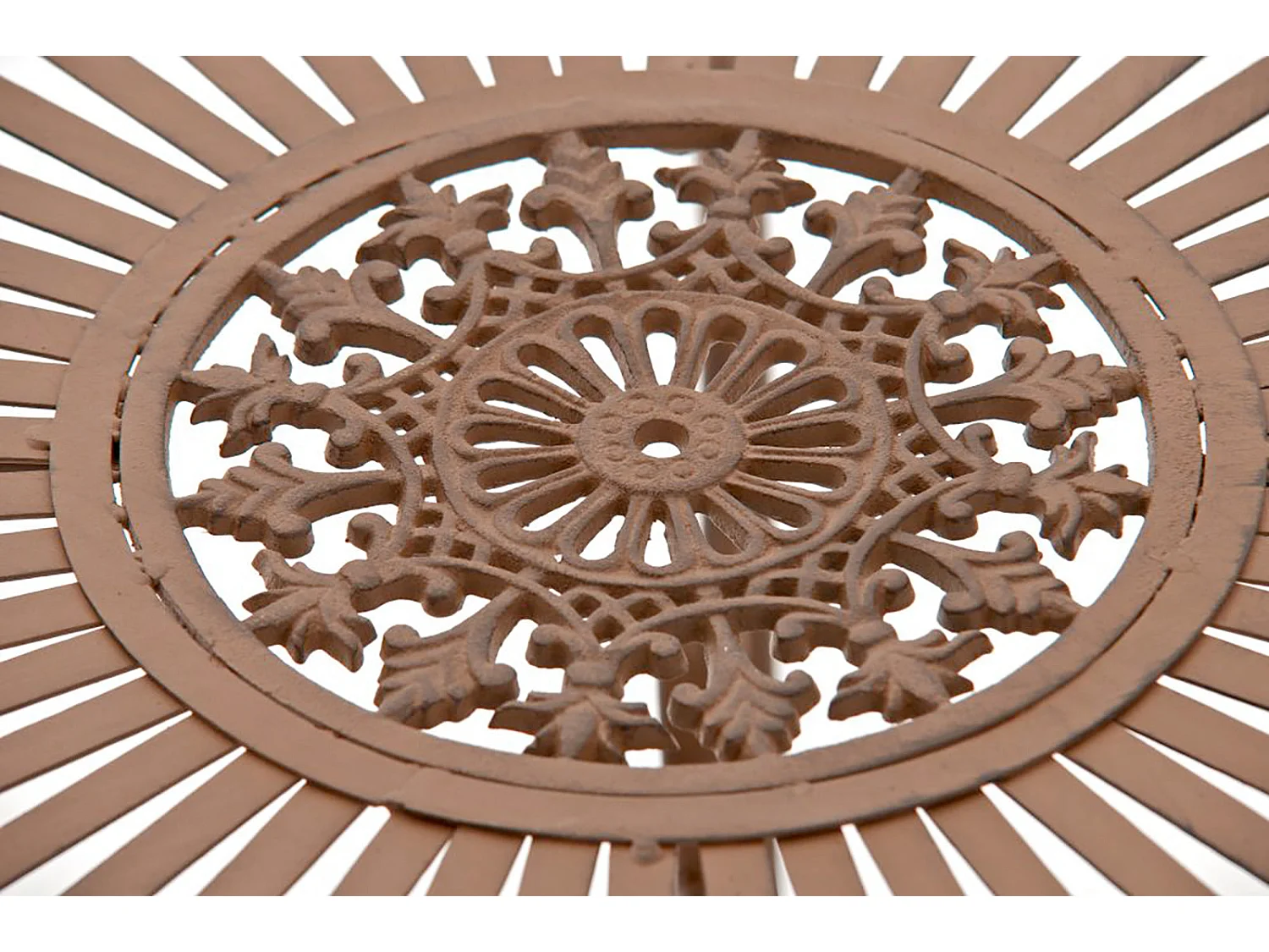 Table de jardin ronde marron 70 x 70 x 72 cm 10_0003043