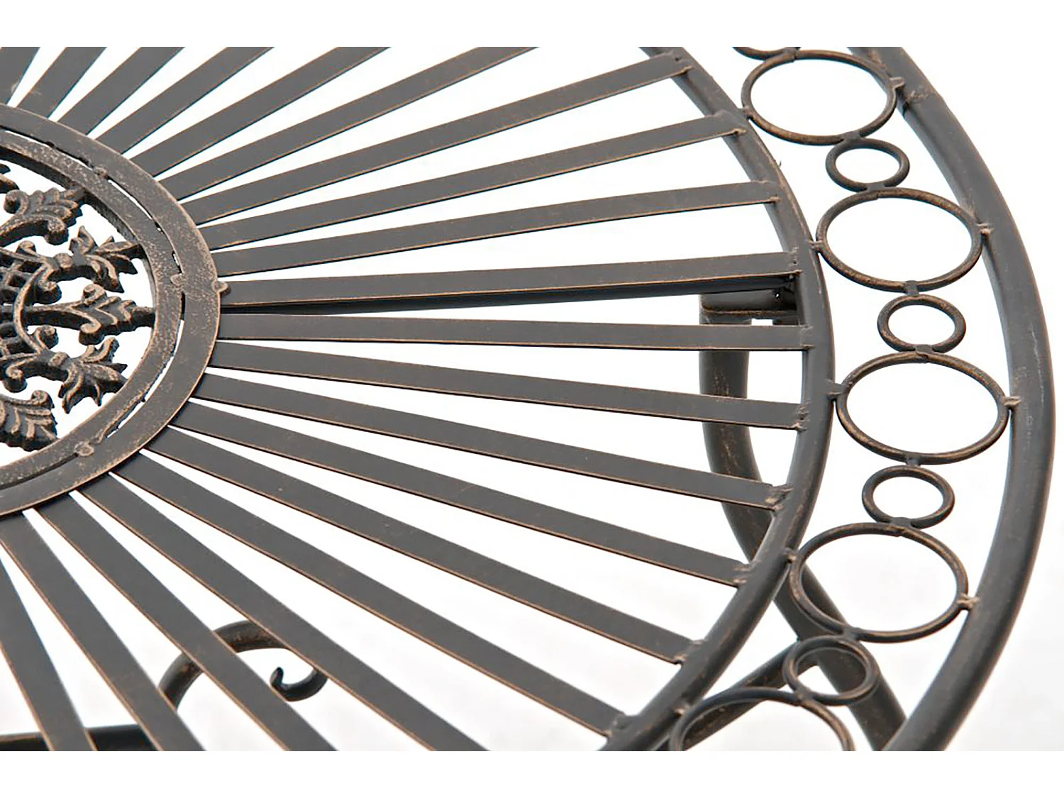 Table de jardin ronde bronze 70 x 70 x 72 cm 10_0003042