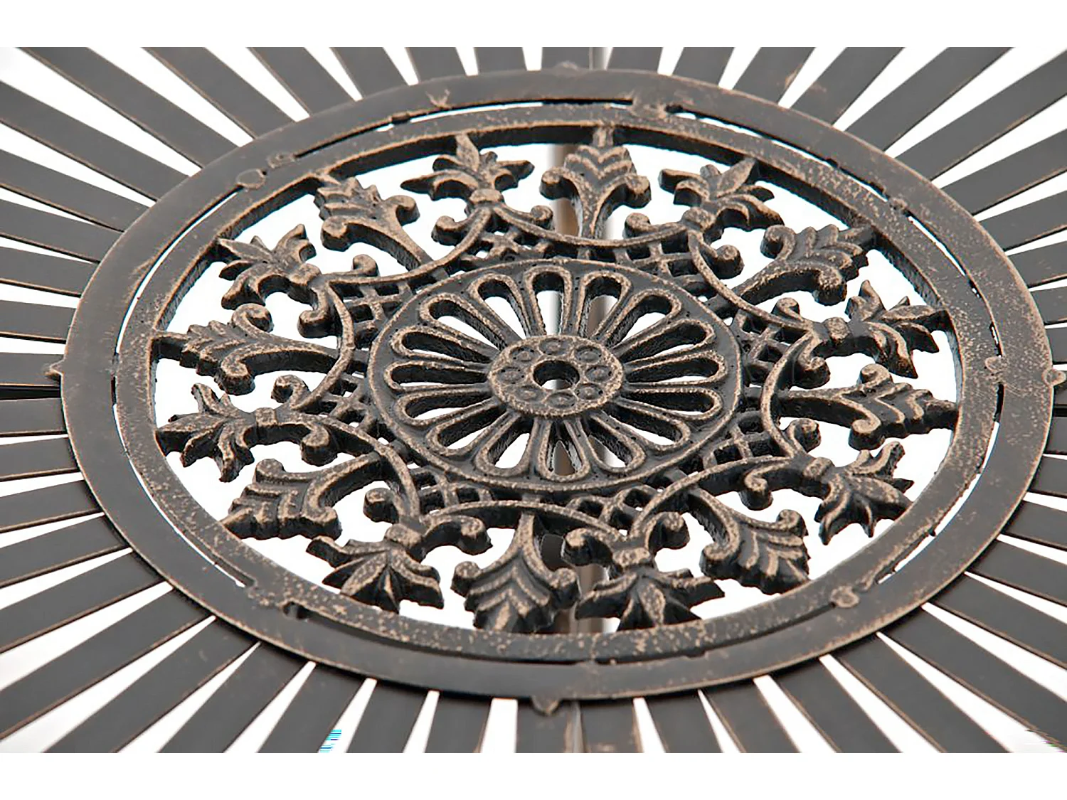 Table de jardin ronde bronze 70 x 70 x 72 cm 10_0003042