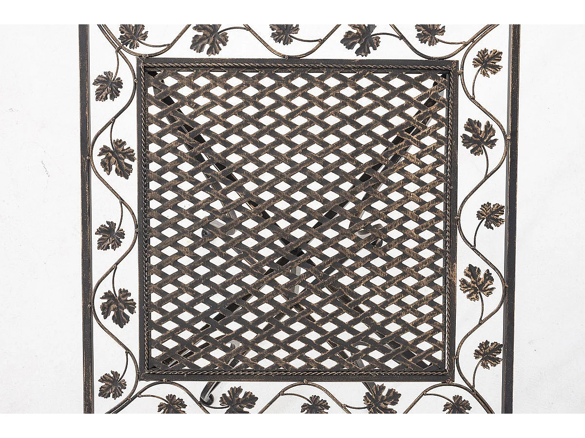 Table de jardin terrasse bronze 60 x 60 x 72 cm 10_0003038