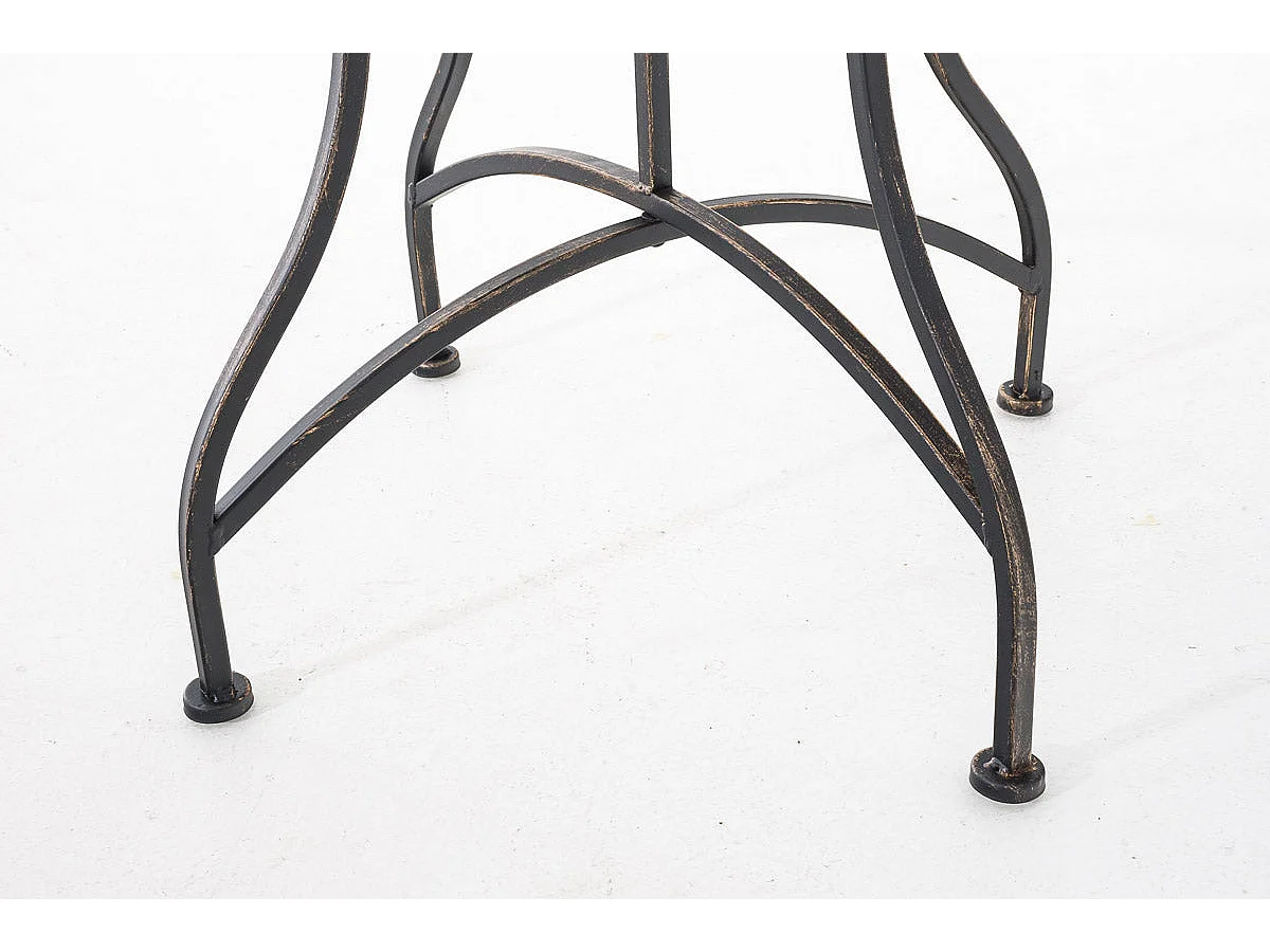 Table de jardin terrasse bronze 60 x 60 x 72 cm 10_0003038