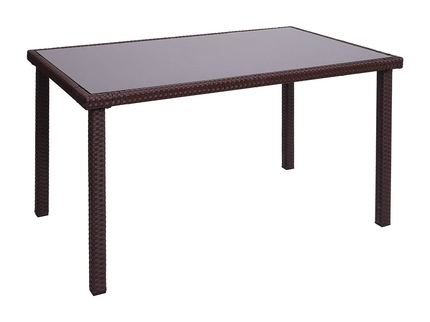 Table de jardin balcon marron 120 x 75 x 71 cm 04_0005069