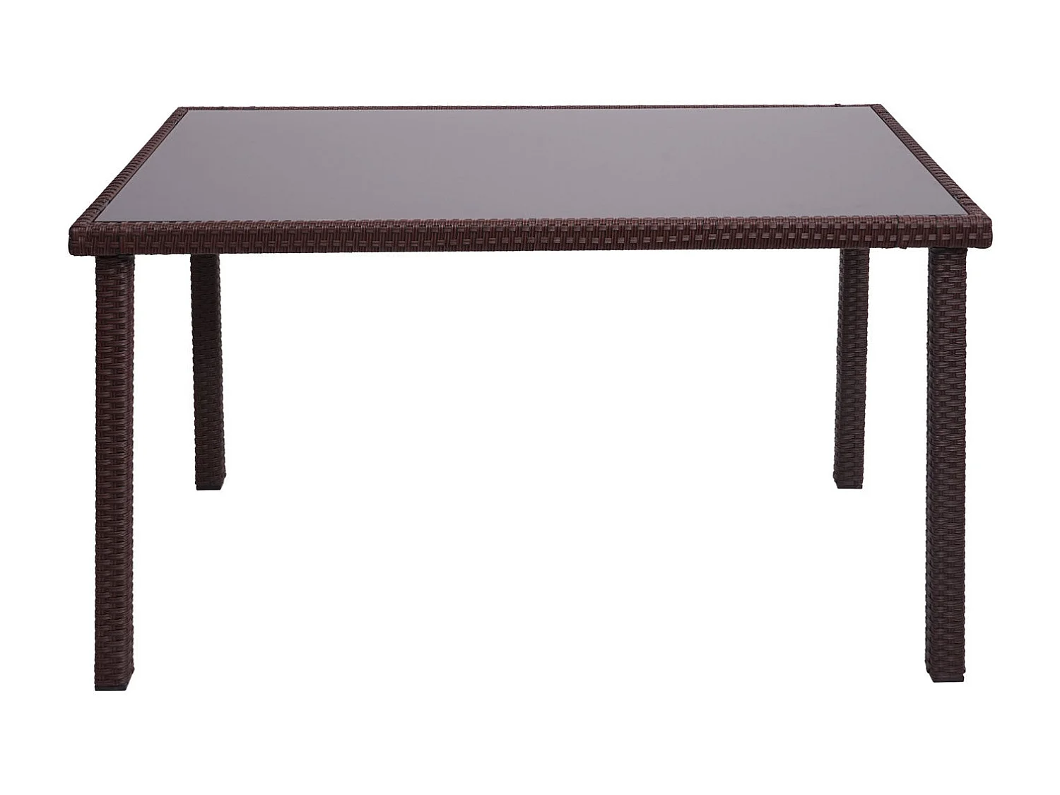 Table de jardin balcon marron 120 x 75 x 71 cm 04_0005069