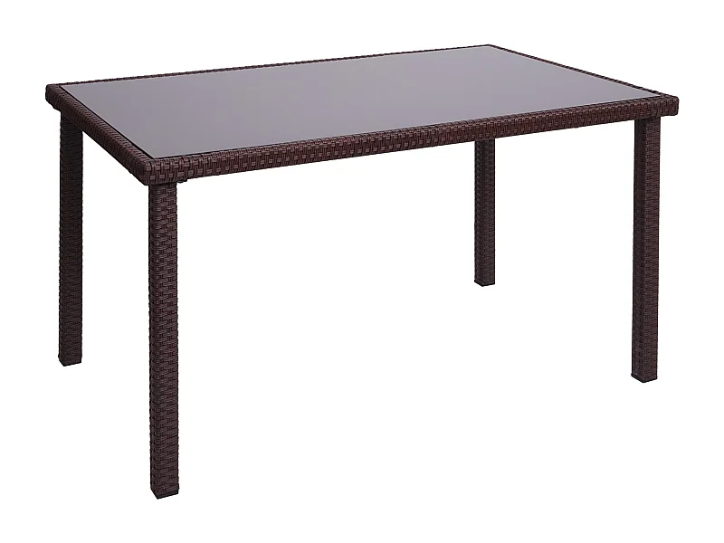 Table de jardin balcon marron 120 x 75 x 71 cm 04_0005069