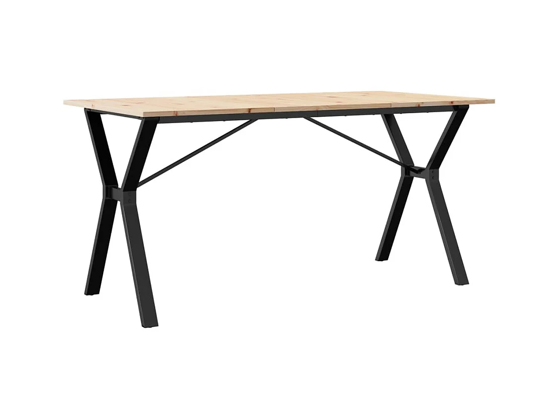Table de salle à marron 160 x 80 x 75 cm DEC036826