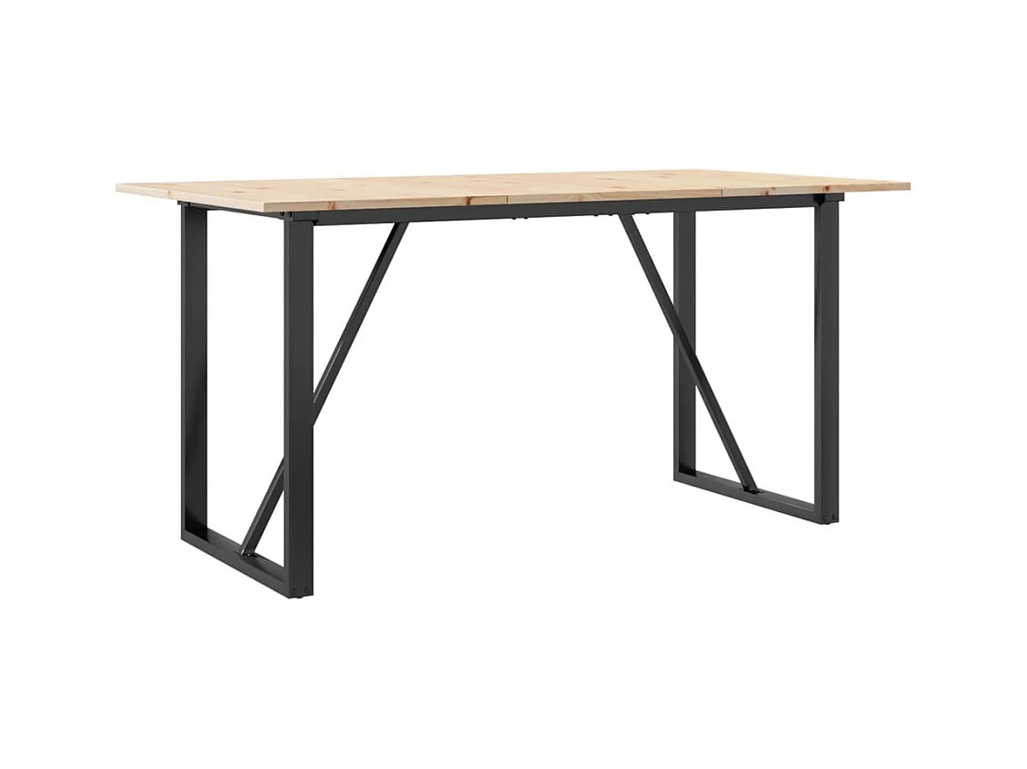Table de salle à marron 160 x 80 x 75 cm DEC036784